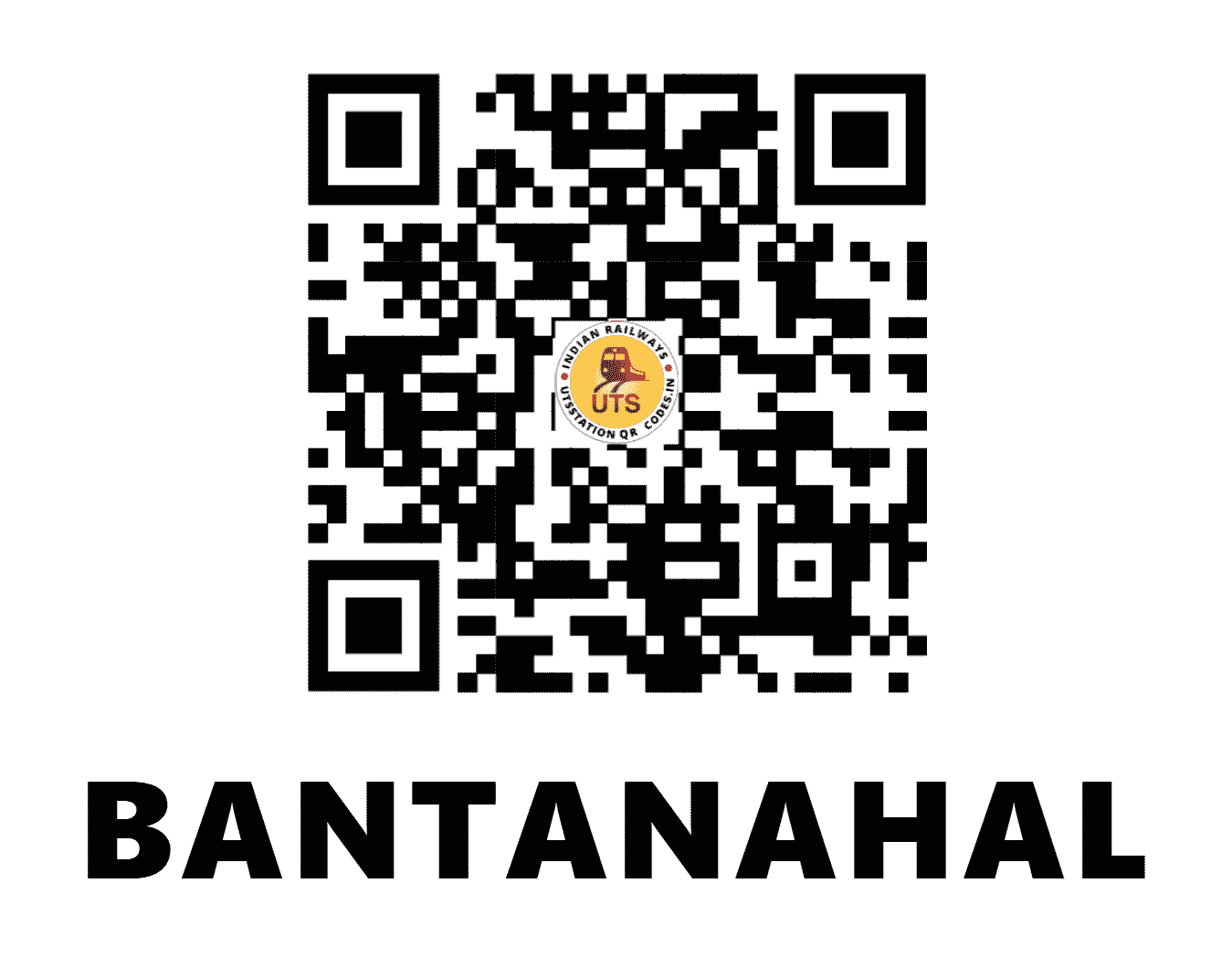 UTS QR Code for BANTANAHAL - BLL - SC (ANDHRA PRADESH)